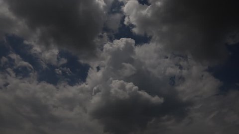 The sky in the rainy season