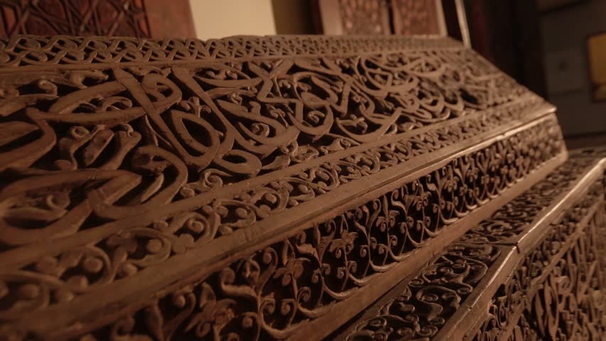 Handmade carved wooden crate Amasya,Turkey 20.09.2013 | Shutterstock HD Video #1013184920