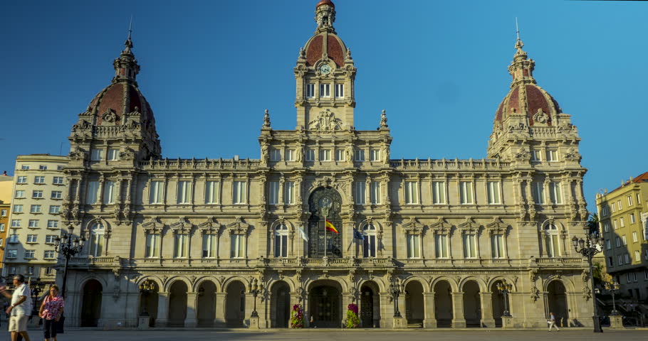 Plaza Coruna in Spain.