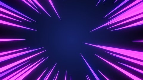 Radial Background of high-speed abstract lines for Anime