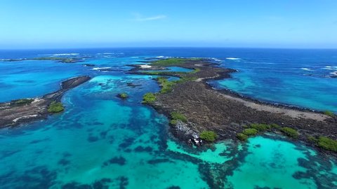 Isabela Island, Galapagos Islands, Ecuador , Aerial view