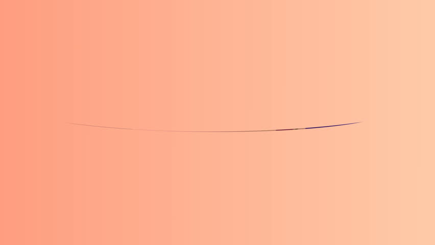 An optimistic 3d rendering of a technological eye with a black pupil, rosy iris and dark blue retina, opening and closing periodically in the pink background. It has shutters and small cameras.