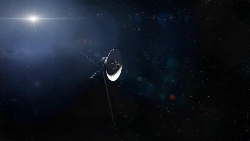 Voyager Probe Flyby