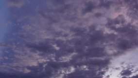 Sunset sky and clouds  moving fast on background Full HD 1920x1080 ,Copy space. - Powered by Shutterstock - Get 15% off with code: PIKWIZARD15