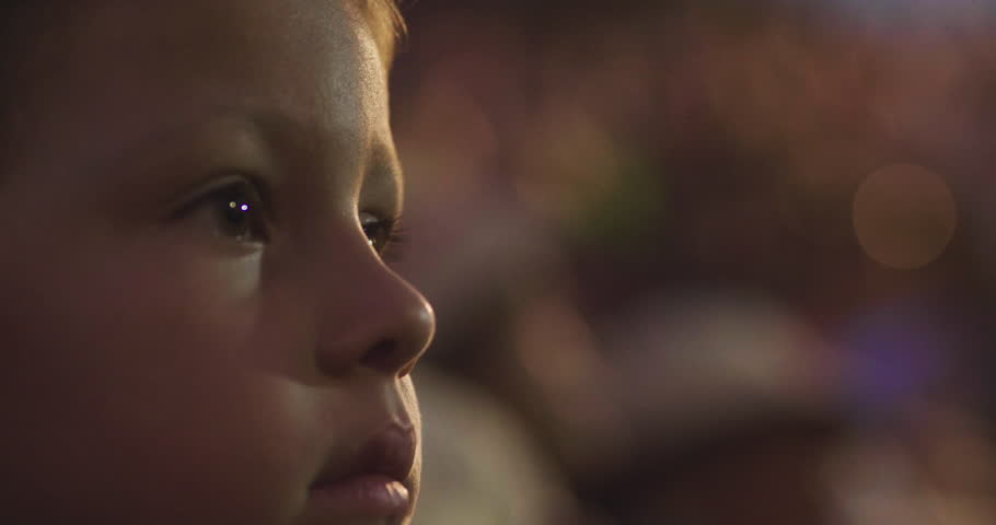 Close-up of a little girl