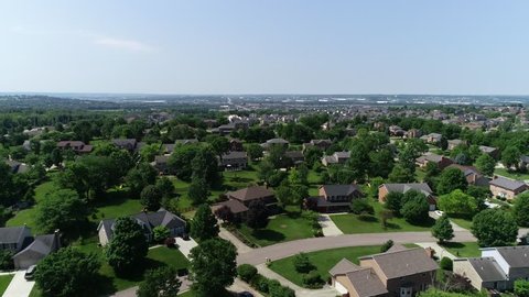 Aerial Suburban Ohio Homes Reveal