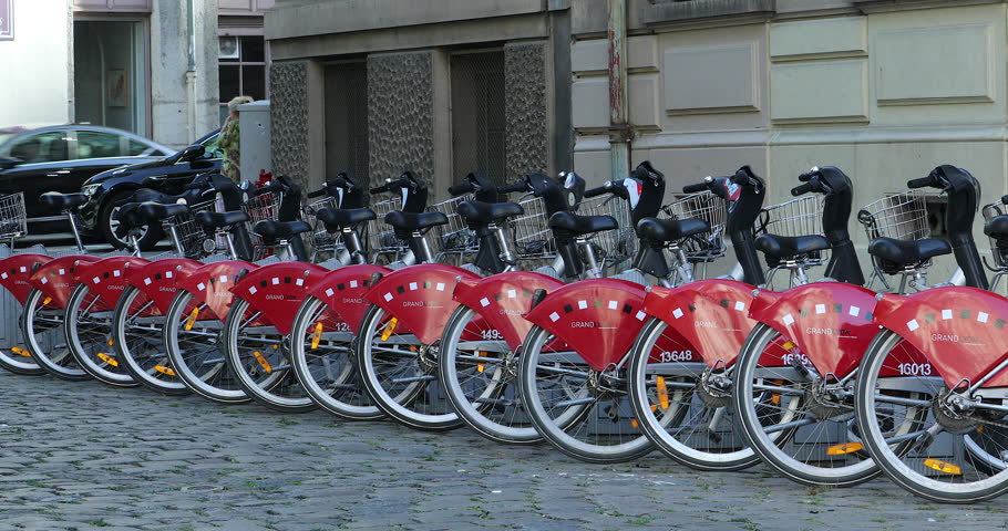 In Lyon France Plan Velov Lyon France Juli 2016 Velov Stock Photo