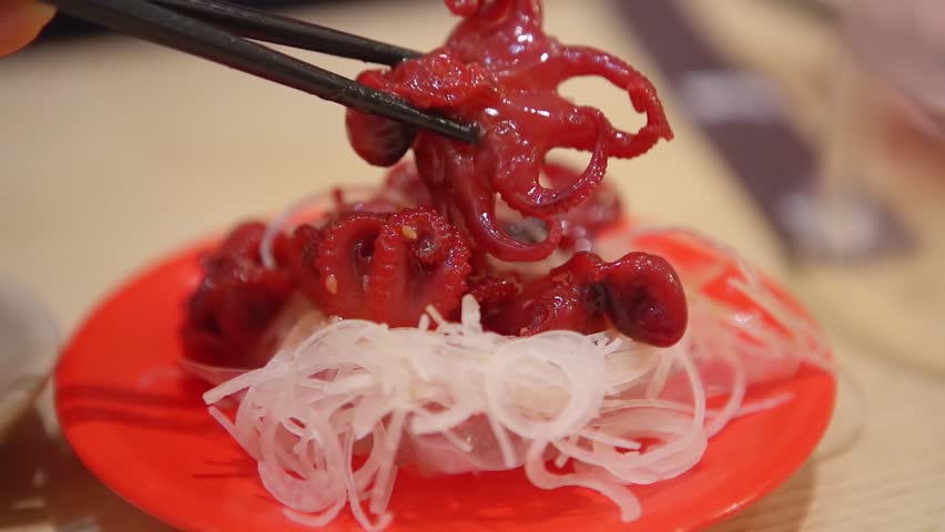 Delicious Chuka Idako Or Octopus Stock Footage Video 100 Royalty Free 1013305514 Shutterstock