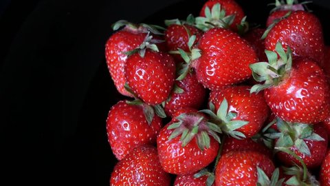 Appetizing ripe strawberry.
