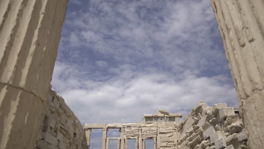 Greece, Athens.
The camera moves away from the ruins of the Athenian Acropolis.
About ionic, column, columns, court, greece, lawyer, pillars, supreme, law, government, erechtheion, architecture, capit Royalty-Free Stock Footage #1013341373