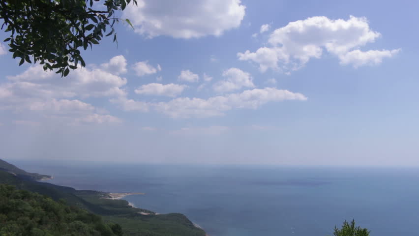 beauty nature landscape with beach and sea