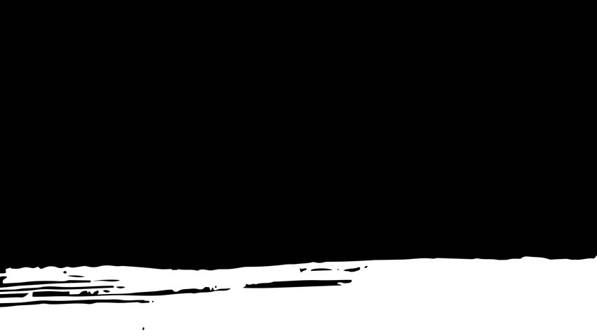 Abstract Paint Brush Transition Background. Black and White Animation Motion Desing in 4K.