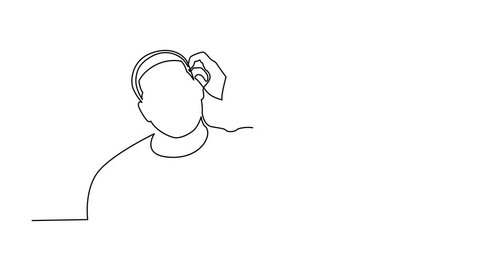 Abstract Minimal Woman Face Continuous Line Stock Vector (Royalty Free ...