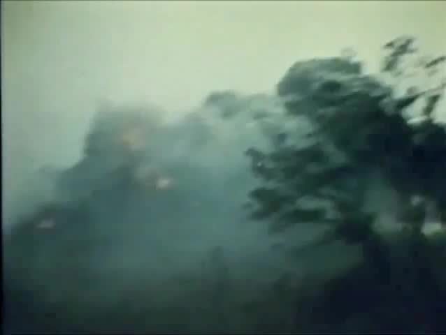 CIRCA 1968 - American B-52s bomb Vietnam day and night.