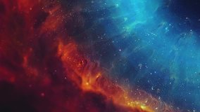 Fly through stars  in the gas cloud. Cosmic nebula in the form of the eye. Space background. Gas Cloud Deep Space - Powered by Shutterstock - Get 15% off with code: PIKWIZARD15