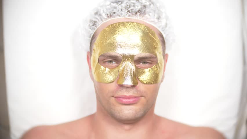gold facial for men