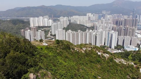 Aerial Hong Kong Wide Shot Stock Footage Video 100 Royalty Free Shutterstock