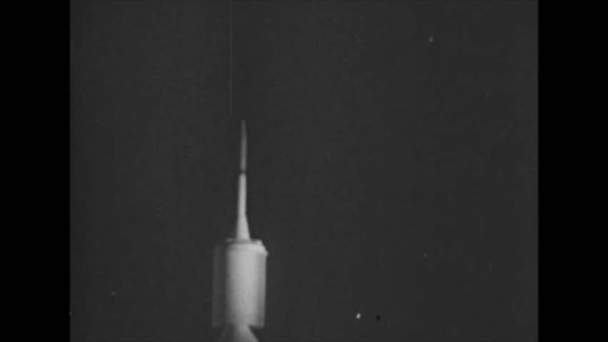 CIRCA 1958 - The Jupiter C rocket and Explorer satellite are successfully launched.