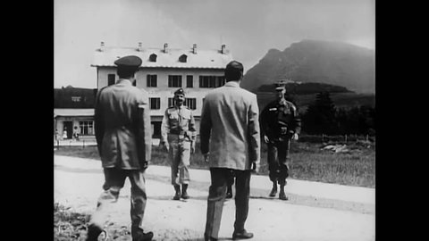 CIRCA 1962 - Audie Murphy meets an Italian field artillery unit that works with Honest John rockets.