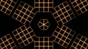 Looped square patterns animation for editing, led backdrops, background for video clips. Version 3.