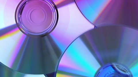 Rotation of a used CD Discs 