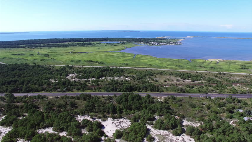 A view of Montauk from above
