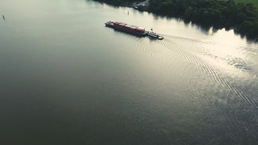 beautiful footage of the James River in central Virginia