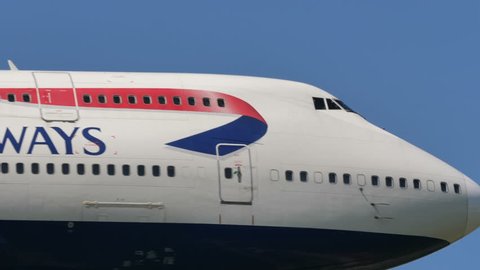 BRITISH AIRWAYS BOEING 747-436 G-CIVJ at HEATHROW AIRPORT ENGLAND - June 7, 2018