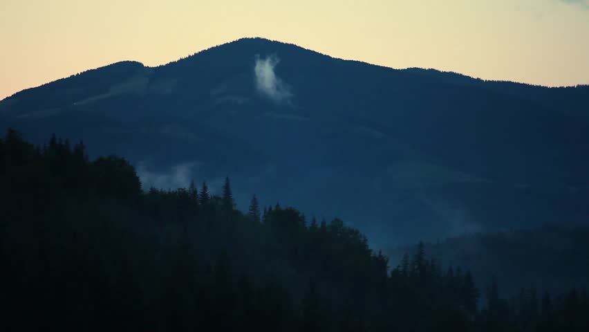 Sunrise over Smoky Mountains National Park, Tennessee, USA
