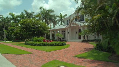 Residential neighborhood luxury homes Naples Florida