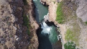 White River Falls Celestial Falls central Oregon near Maupin Oregon