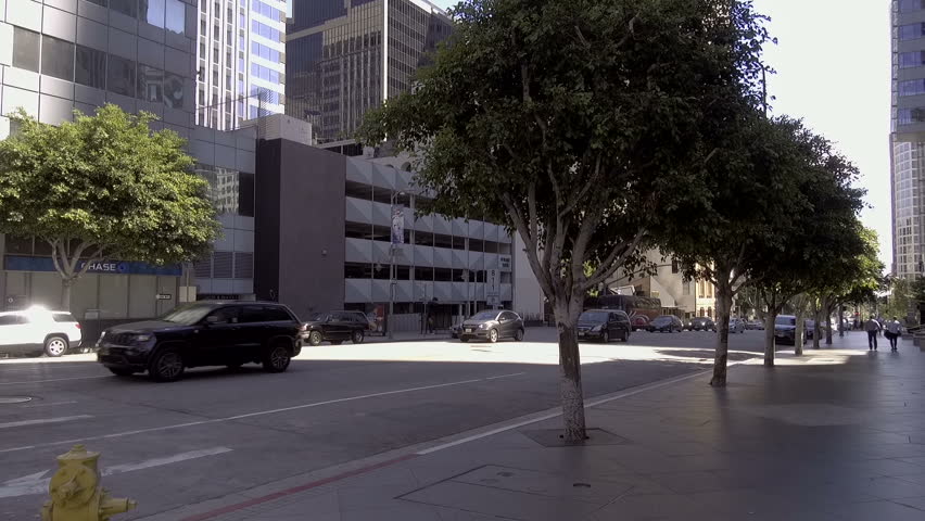 Downtown Los Angeles California USA Skyscrapers Office Buildings and Streets View 06.mov