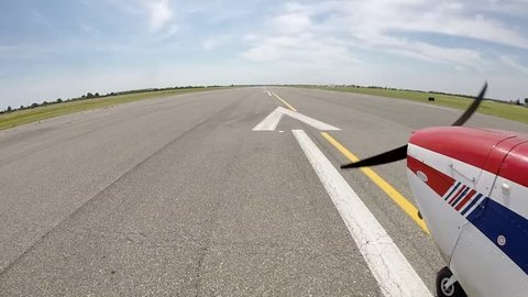 Take-off cessna 172 from controlled airport (concrete runway)