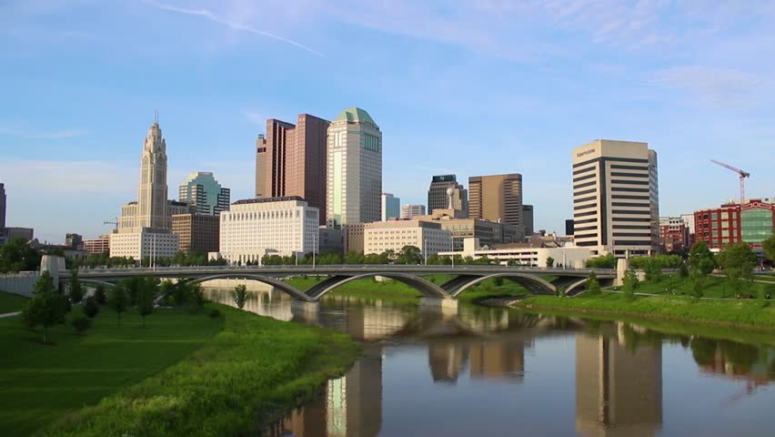 Downtown Columbus on the Scioto Mile