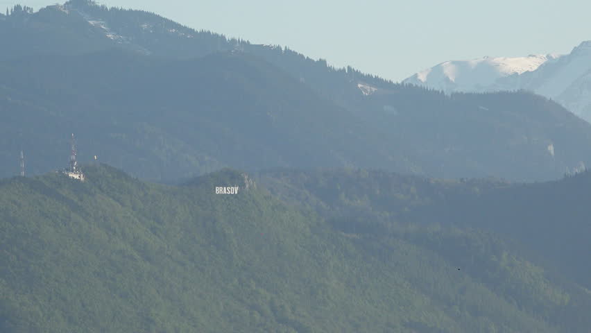 Brasov text over Tampa mountain