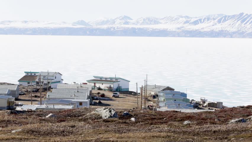 Beautiful landscape of Pond Inlet, Nunavut