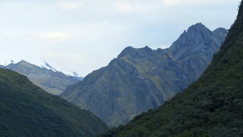 Santa Cruz Trekking in the Cordillera Blanca near Huaraz Peru going to Punta Union