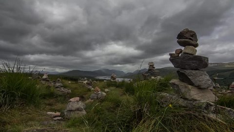 Scotland Highlands Timelapse, Dark & Moody Clouds