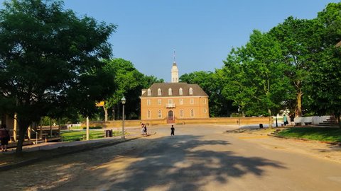 Historic Colonial Williamsburg Capitol Building