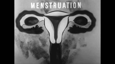 CIRCA 1950s - A silent film about menstruation.