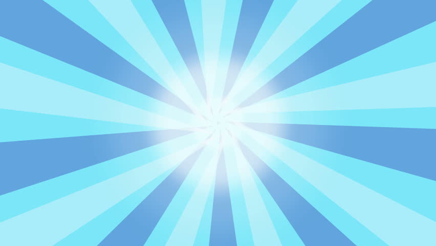 Radial Light Blue Starburst Abstract Stock Footage Video (100% Royalty