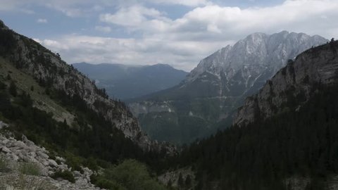 Time Lapse, Parc Natural Del Cadi-Moixero,  Pyrenees, Spain - untouched and flat material, watch also for the graded and stabilized version.