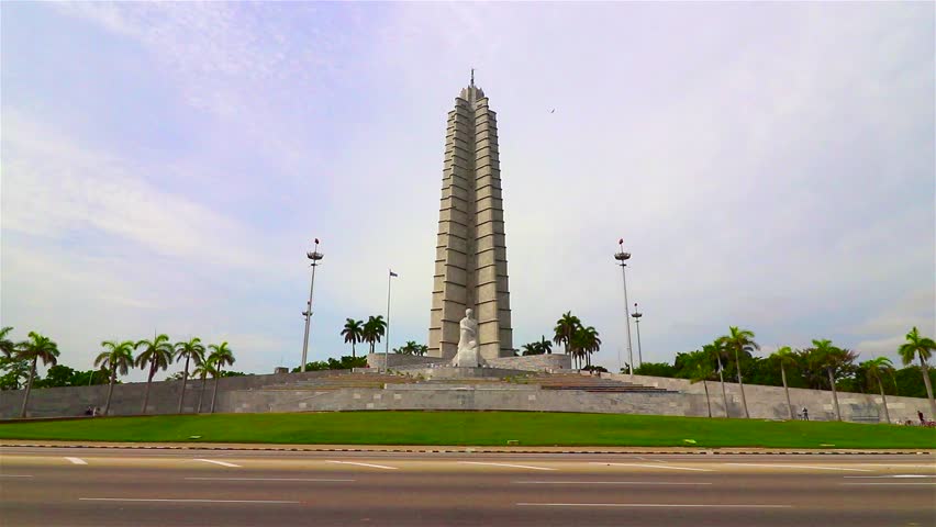 Monumento a José Martí (José Martí Memorial), was a Cuban National Hero and important figure in Latin American, in front of the Plaza de la Revolución (Revolution Square), Vedado, Havana, Cuba.