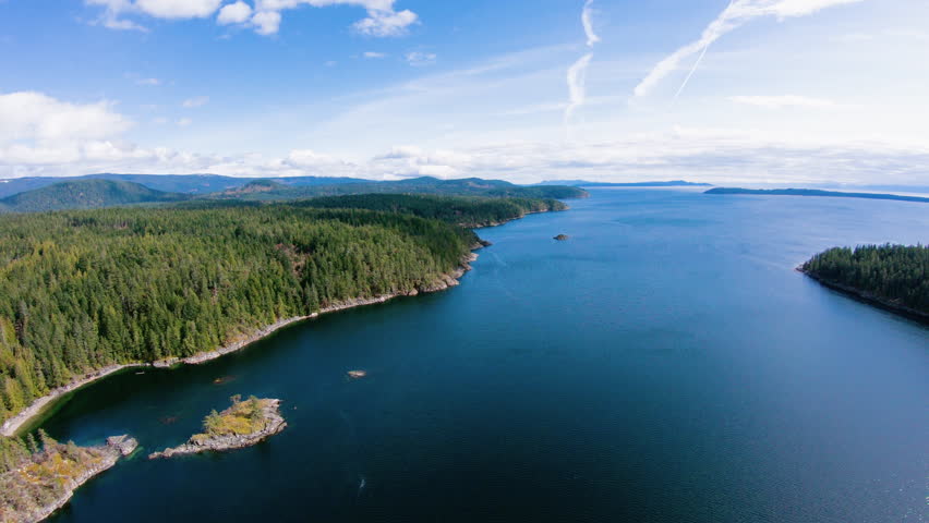 malaspina peninsula northern sunshine coast bc Stock Footage Video (100 ...