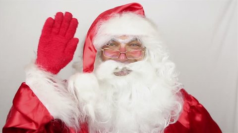 Angry Santa Showing Middle Finger Arkivvideomateriale 100 Royaltyfritt 1036004879 Shutterstock