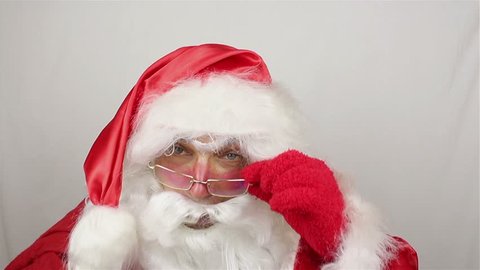 Angry Santa Showing Middle Finger Arkivvideomateriale 100 Royaltyfritt 1036004879 Shutterstock