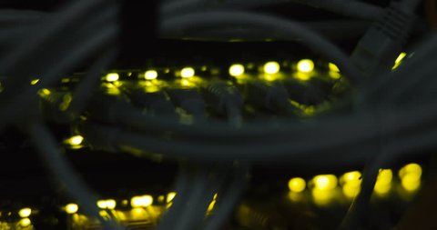 Fully Loaded Network Media Converters Ethernet Stock Footage Video (100 ...