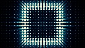 Concert Elements. Panel with the LED bulb. Abstract background with animation of zoom circles in led screen. Colorful dance floor with several shining. Spangle Glitter. - Powered by Shutterstock - Get 15% off with code: PIKWIZARD15