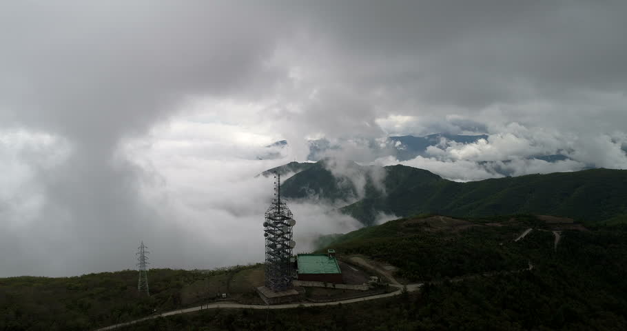 Daegwallyeong Gangwon Province. aerial