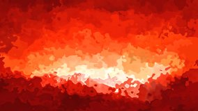abstract animated stained background seamless loop video - watercolor effect - fiery bloody red color